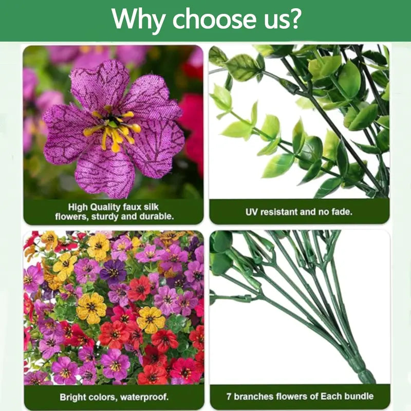 Artificial morning Glories 12Bundles