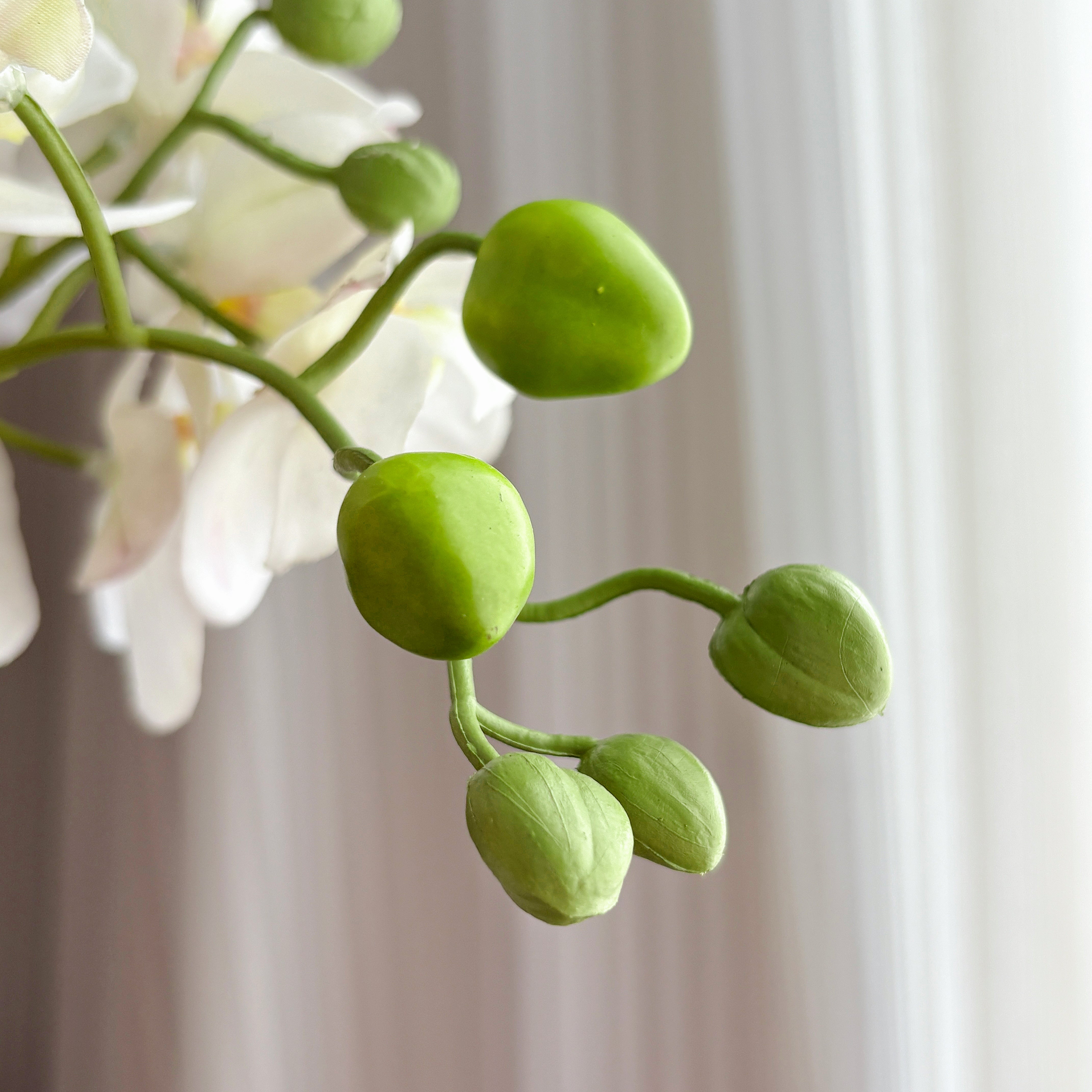 Artificial White Orchid Plant – 26"