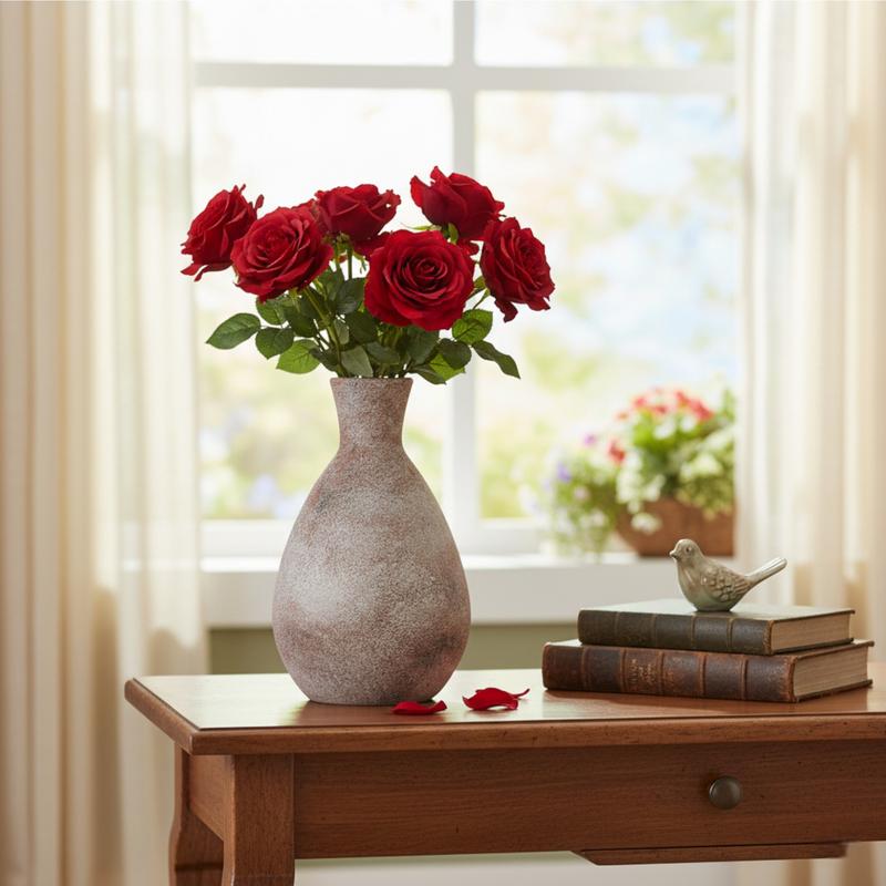 Weathered Terracotta Vase – 10.6"