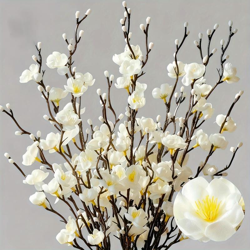 White Plum Blossom Branch