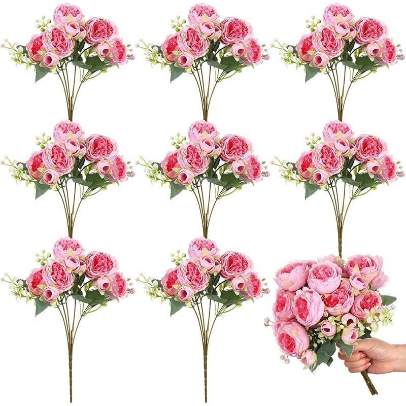 Artificial Peony Bouquet