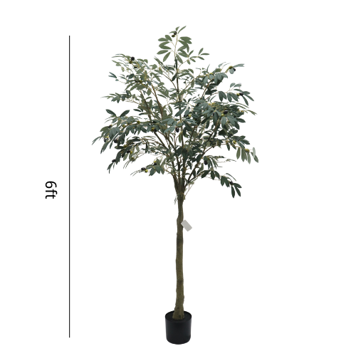 Artificial Olive Tree in Pot – 6 ft