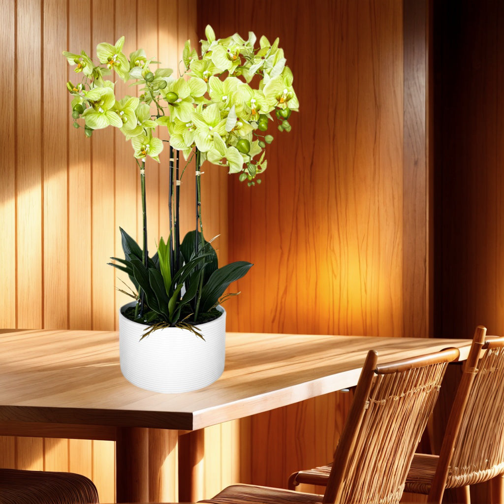 Artificial Green Orchid Plant – 29"
