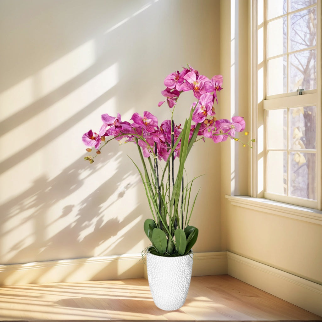 Artificial Pink Orchid Plant – 49"