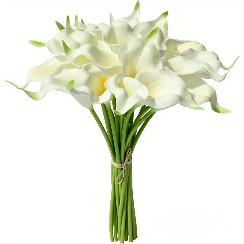 White Calla Lily Stem – 13.5"