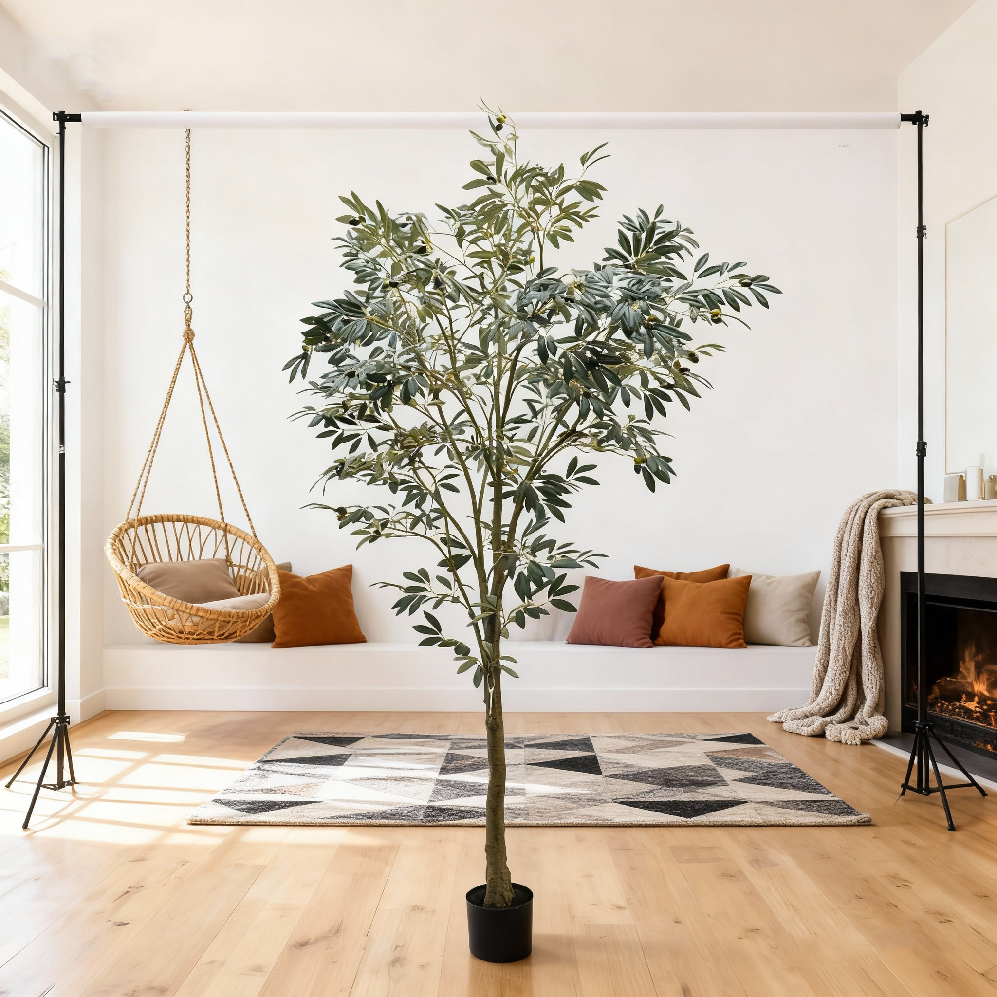 Artificial Olive Tree in Pot – 6 ft