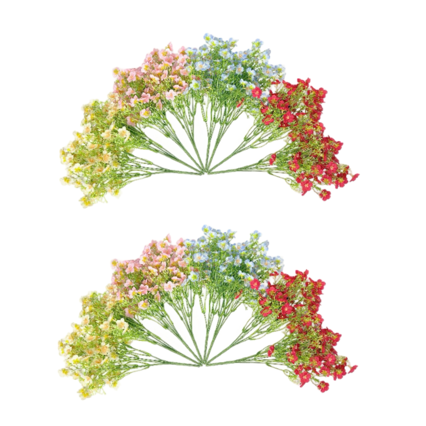 5-Head Artificial Flower Bouquet – Realistic Decorative Floral Stem for Home & Wedding Vase Arrangement