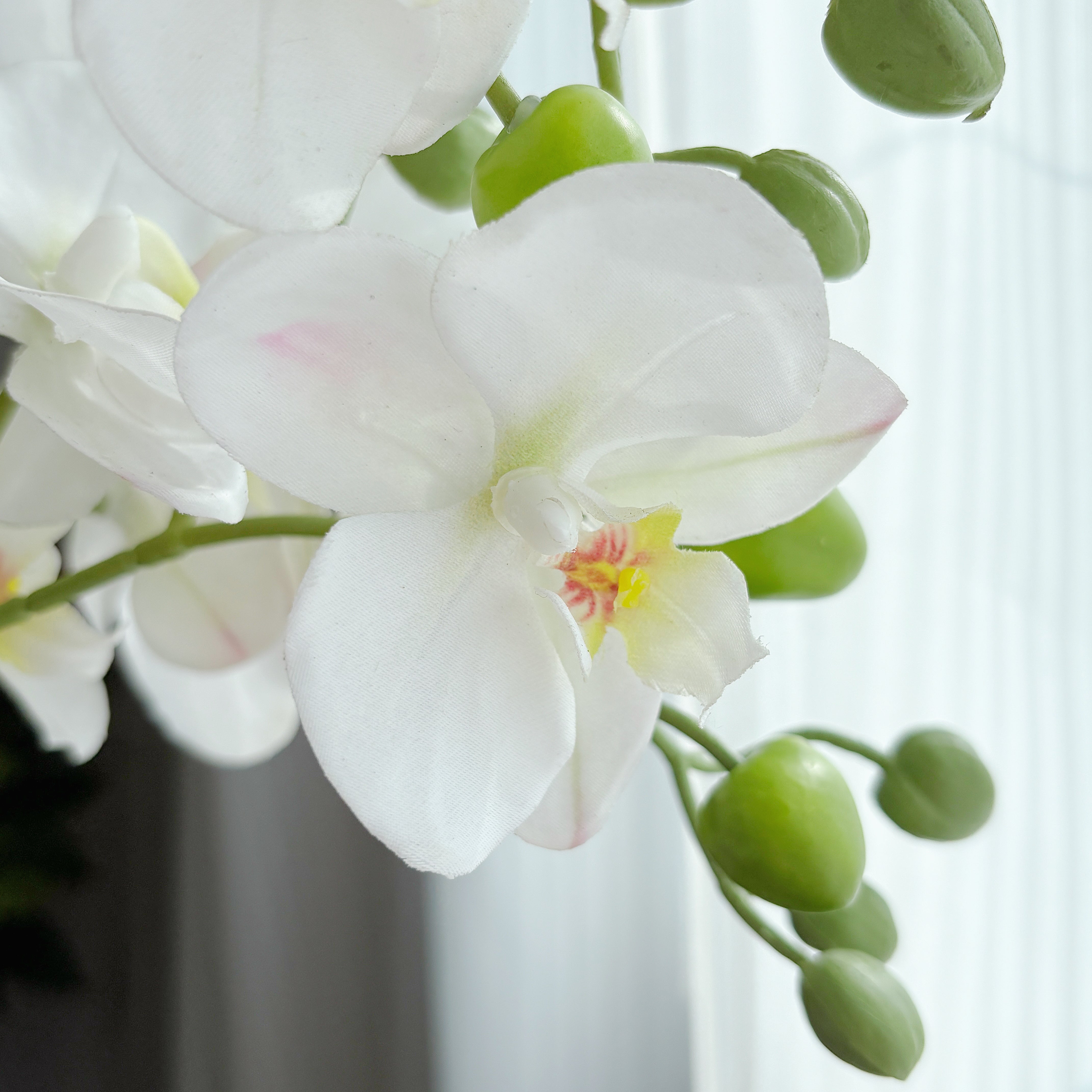 Artificial White Orchid Plant – 26"