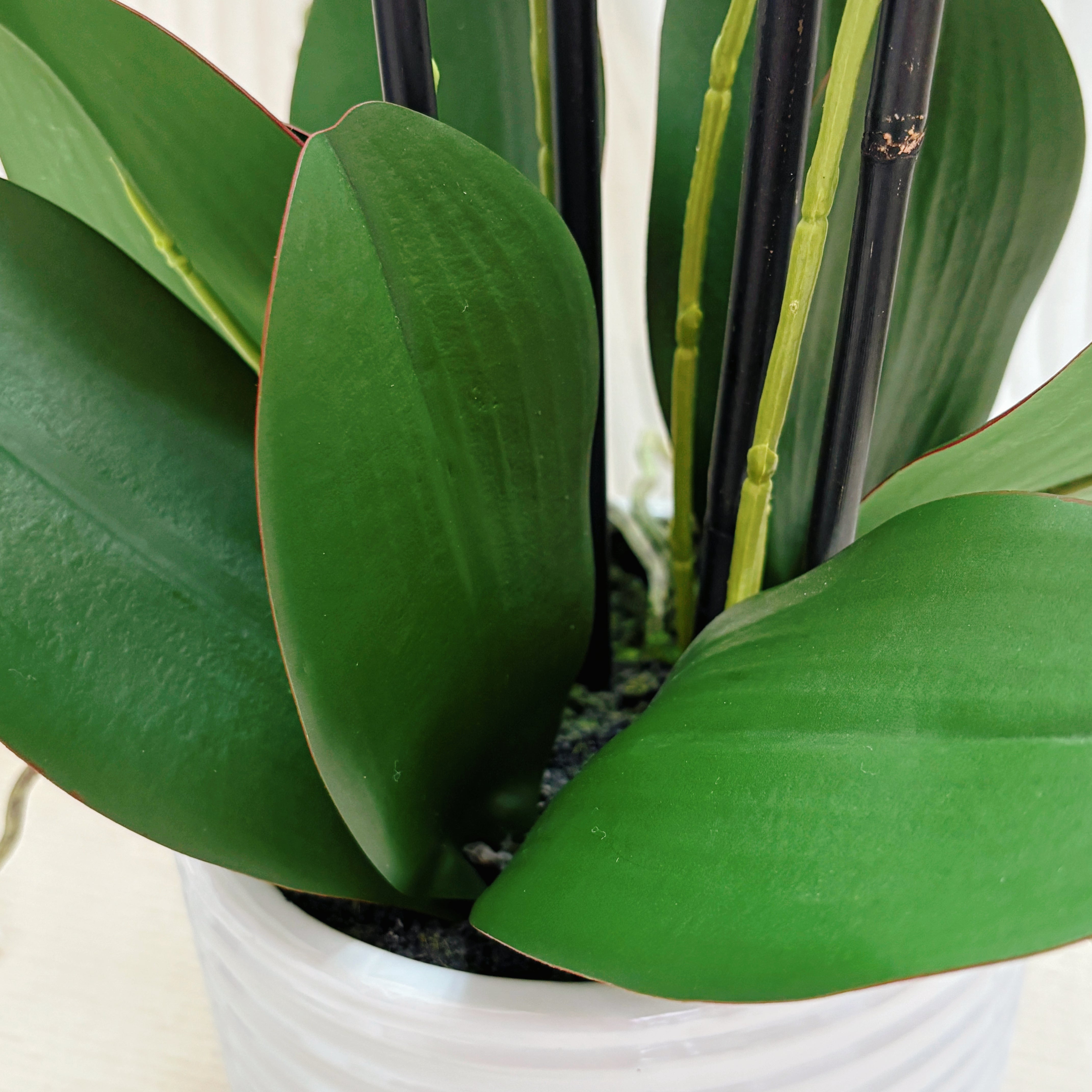 Artificial White Orchid Plant – 26"