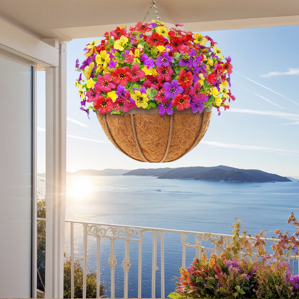 16 Bundles Artificial morning Glories