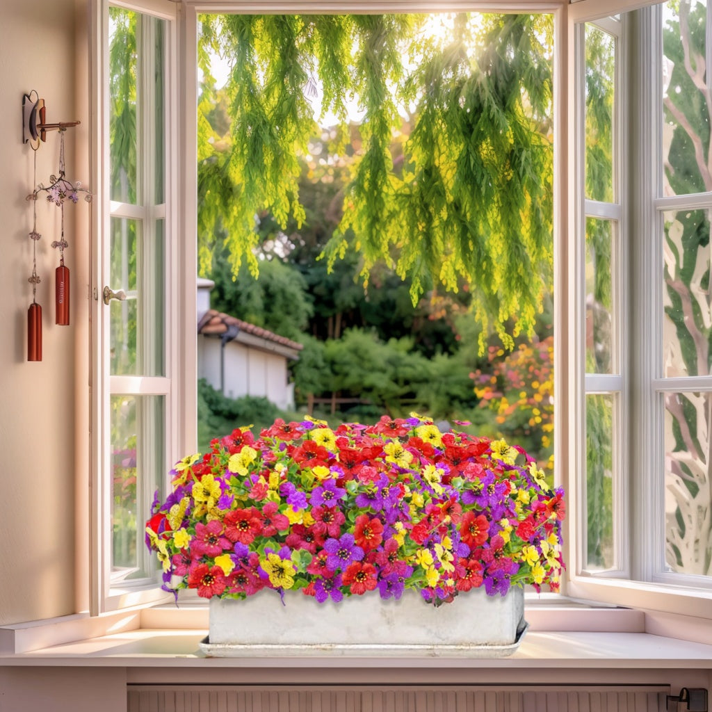 16 Bundles Artificial morning Glories