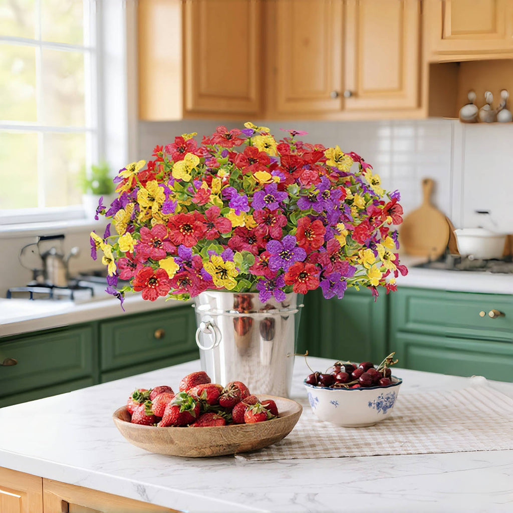 16 Bundles Artificial morning Glories