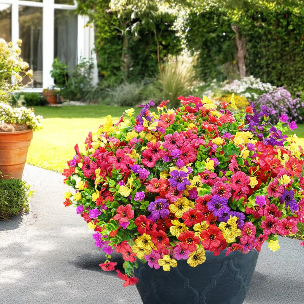 16 Bundles Artificial morning Glories