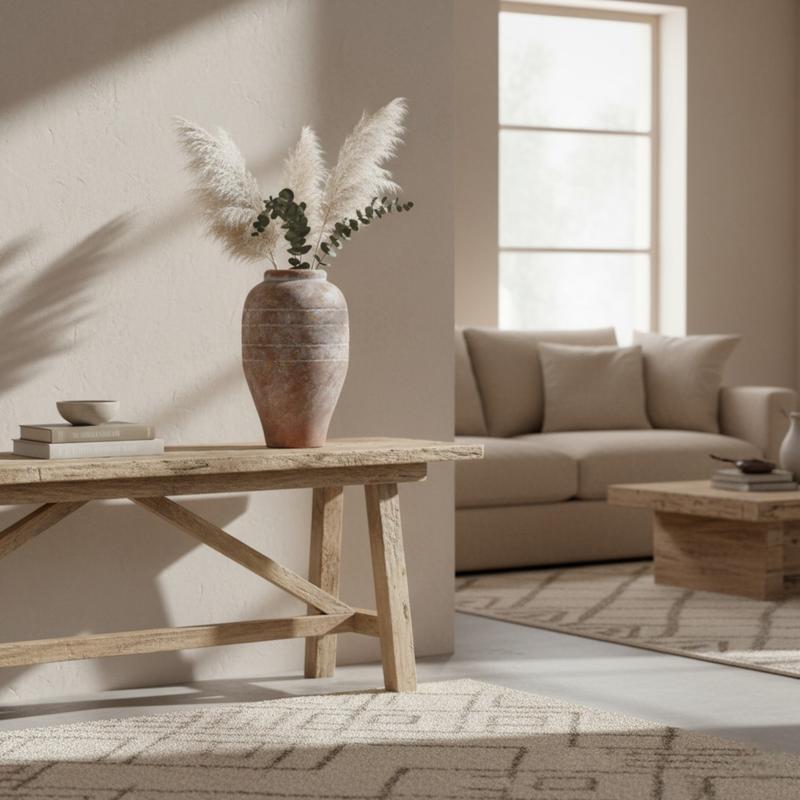 White-Wash Terracotta Vase – 9.1"