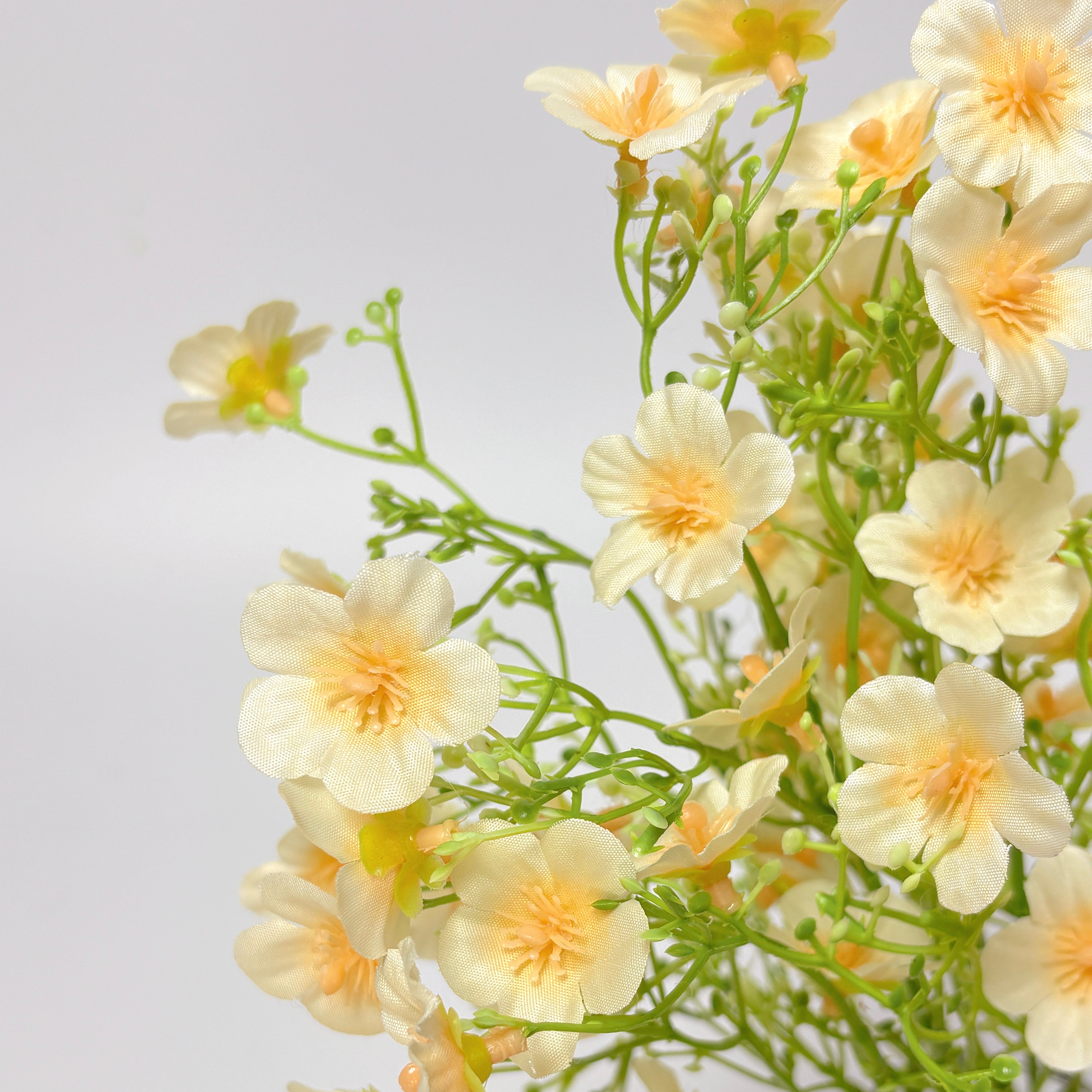 5-Head Artificial Flower Bouquet – Realistic Decorative Floral Stem for Home & Wedding Vase Arrangement