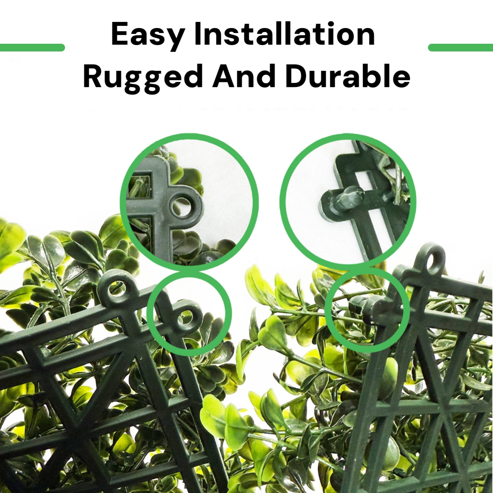 Artificial Boxwood Hedge Panels