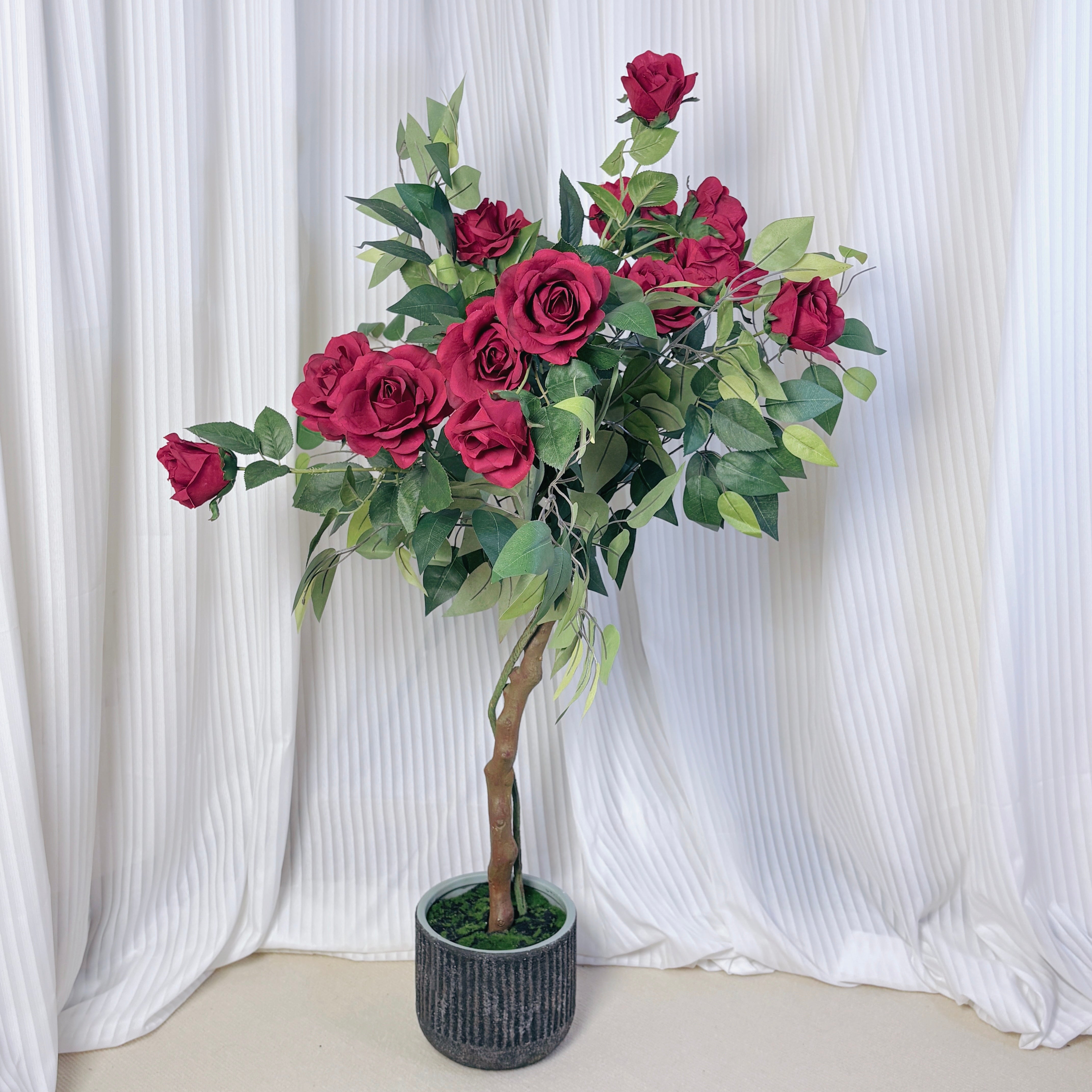 Artificial Red Rose Arrangement – 41"