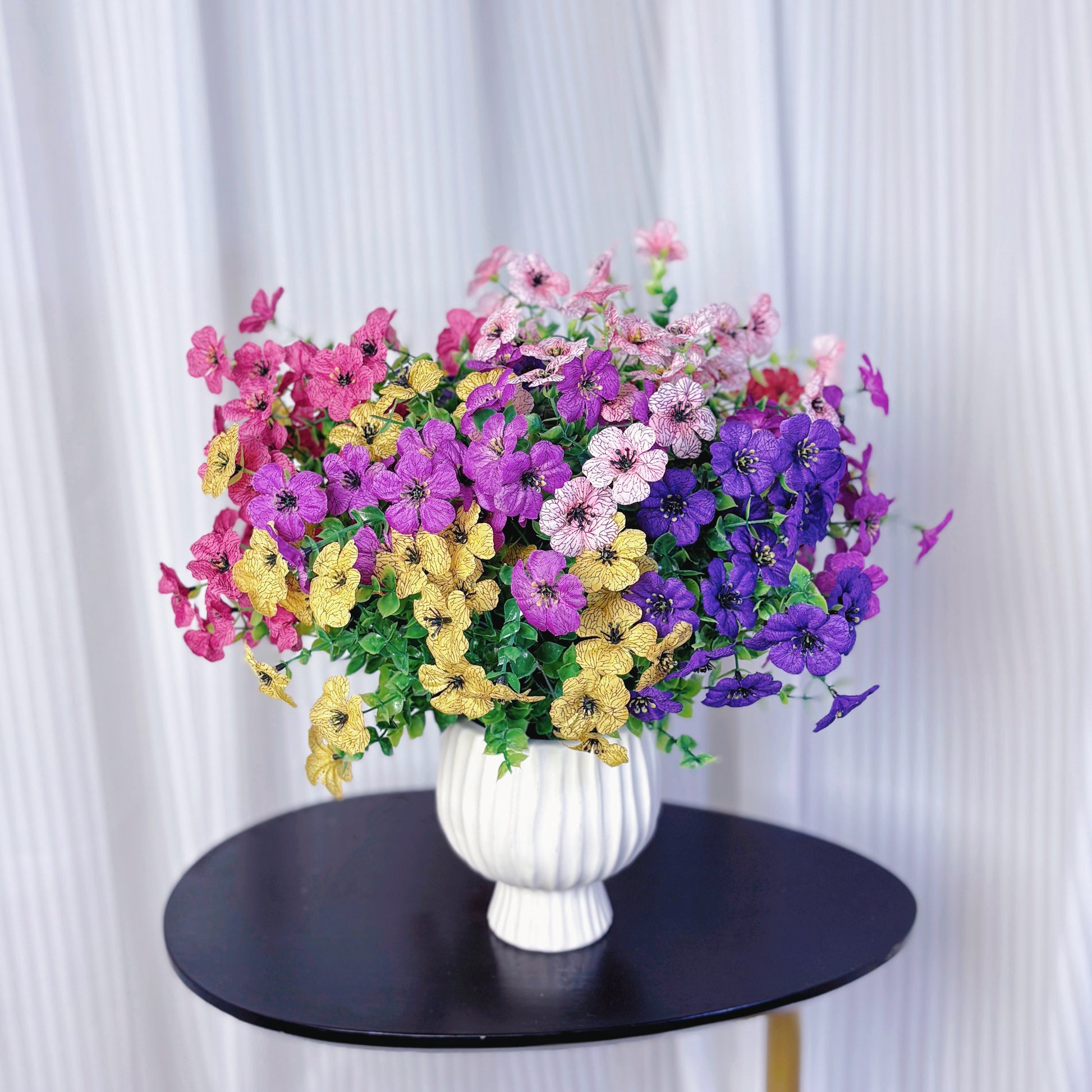 UV Resistant Artificial Flowers Outdoor (12/16 Bundles)