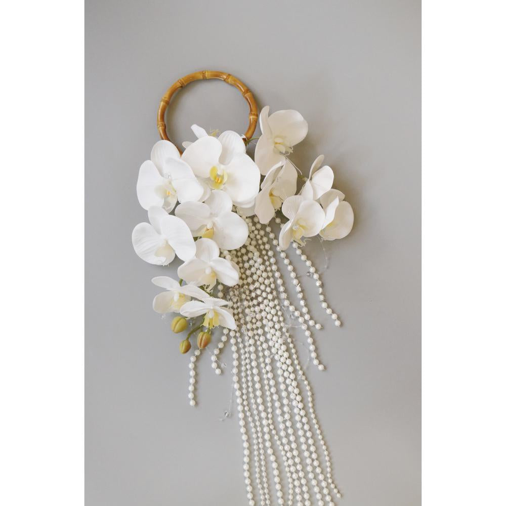 White Phalaenopsis Bridal Handheld Bouquet