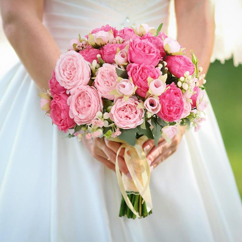 Artificial Peony Bouquet