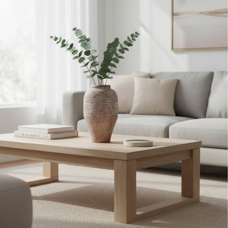 White-Wash Terracotta Vase – 9.1"