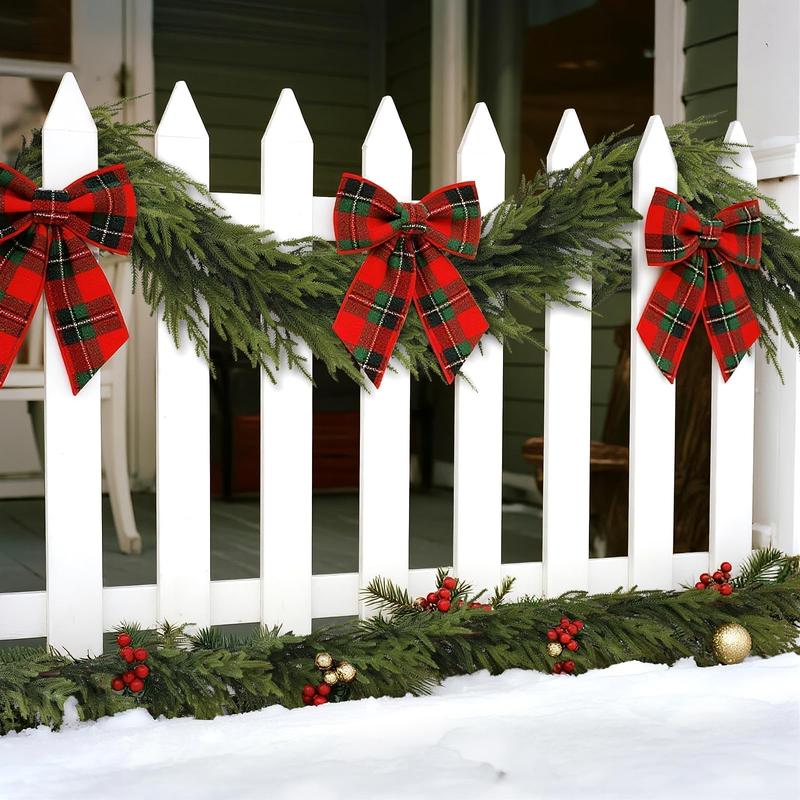 Silvanest（72 in/108 in） Artificial Cedar Garland– Realistic Christmas Holiday Decoration for Christmas Home